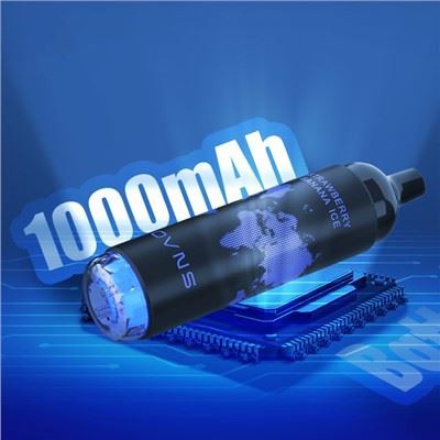 1000 mAh Mesh Coil Vape pildspalva