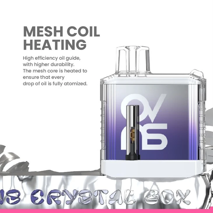 Air Flow Adjustable 1000 Puffs Disposable Vape Crystal Box Air Flow Adjustable 1000 Puffs Disposable Vape Crystal Box
